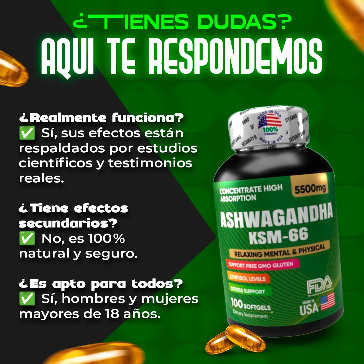 Ashwagandha KSM66 x 100 softgels