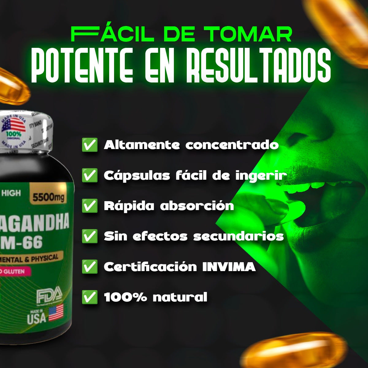 Ashwagandha KSM66 x 100 softgels
