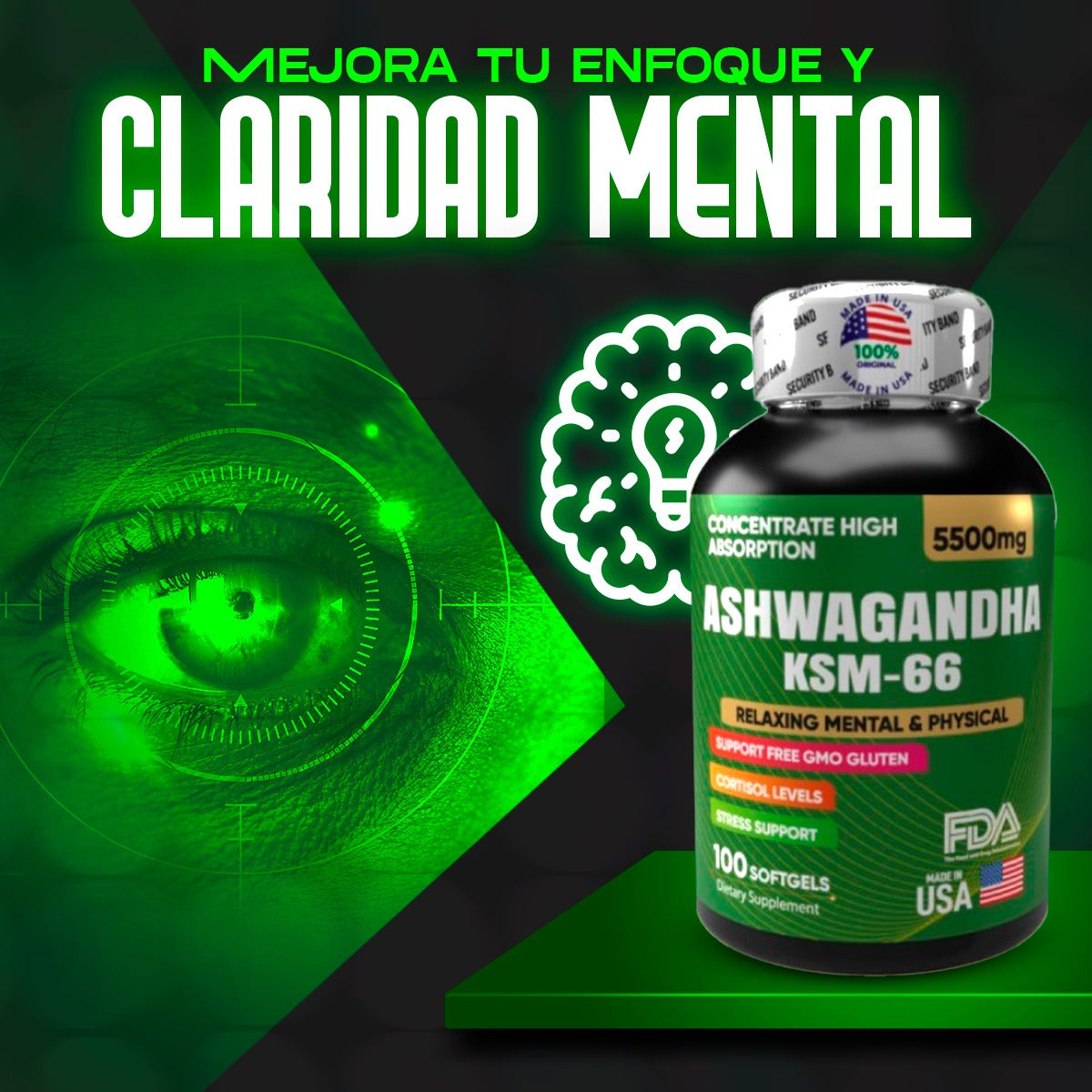 Ashwagandha KSM66 x 100 softgels