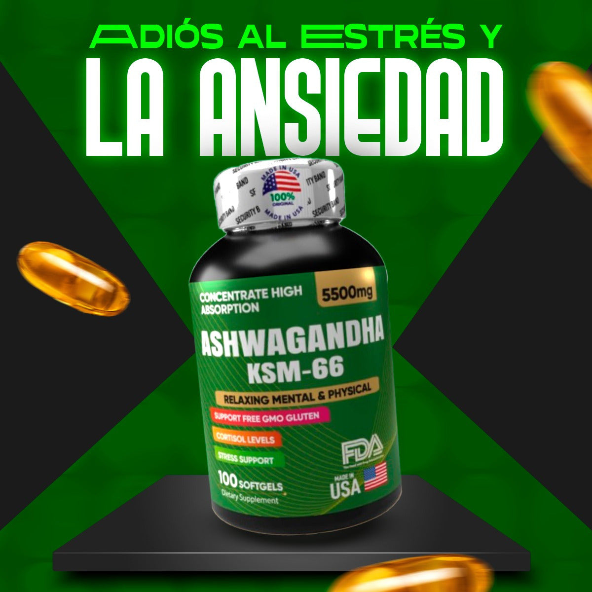 Ashwagandha KSM66 x 100 softgels