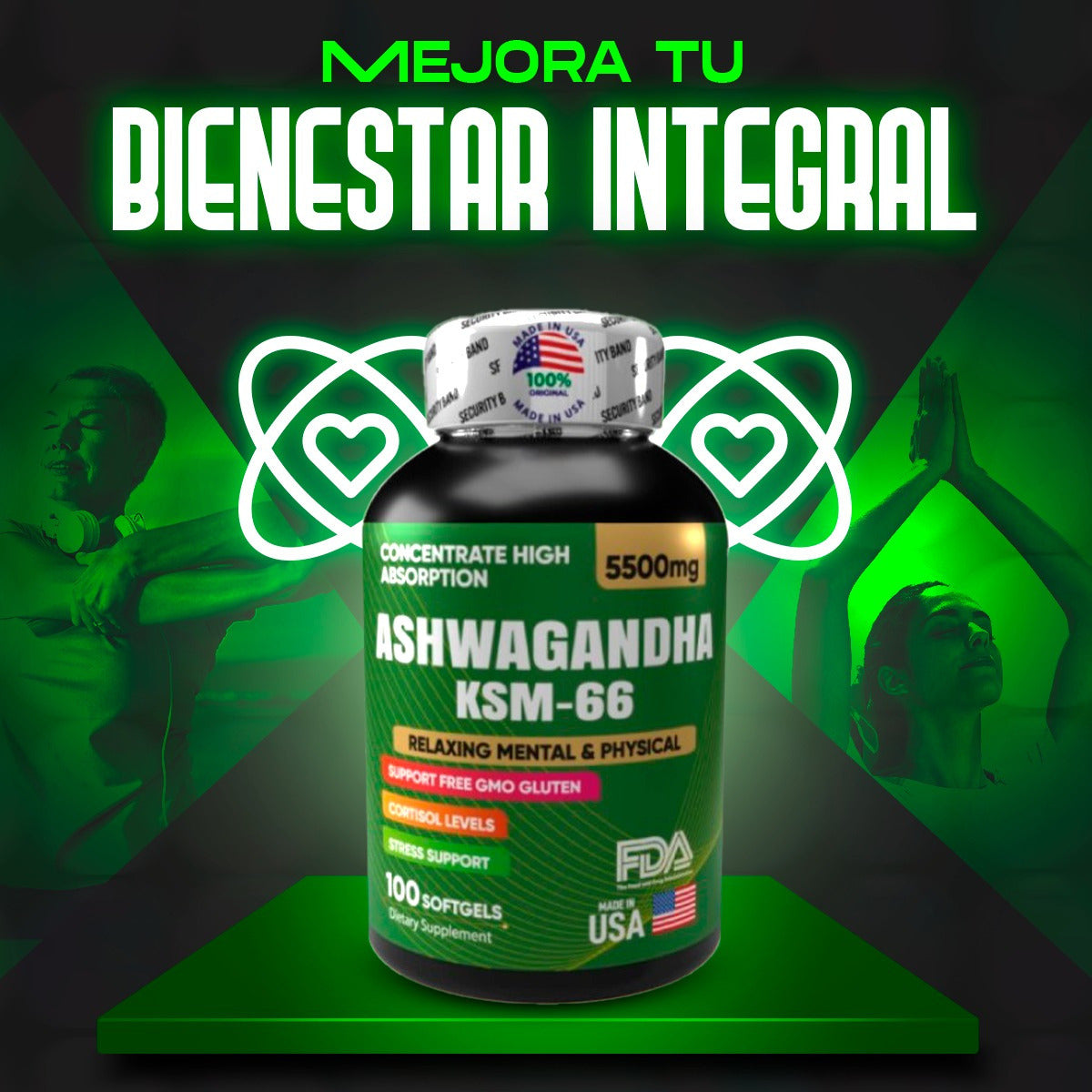 Ashwagandha KSM66 x 100 softgels
