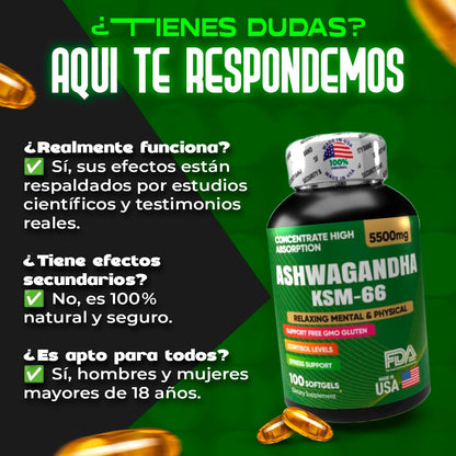 Ashwagandha KSM66 x 100 softgels
